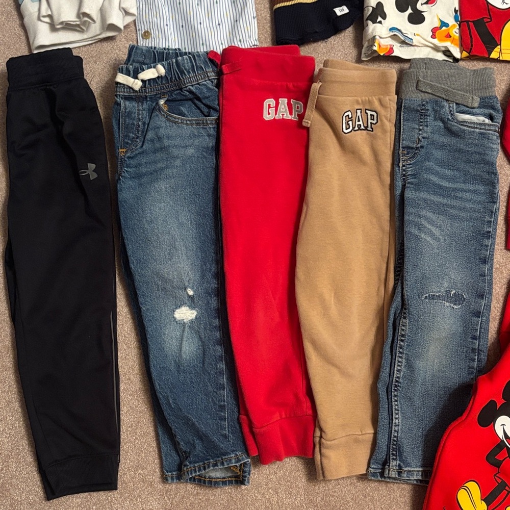 Bundle of boys gap, Mickey Mouse, Spider-Man, jeans - Picture 2 of 6